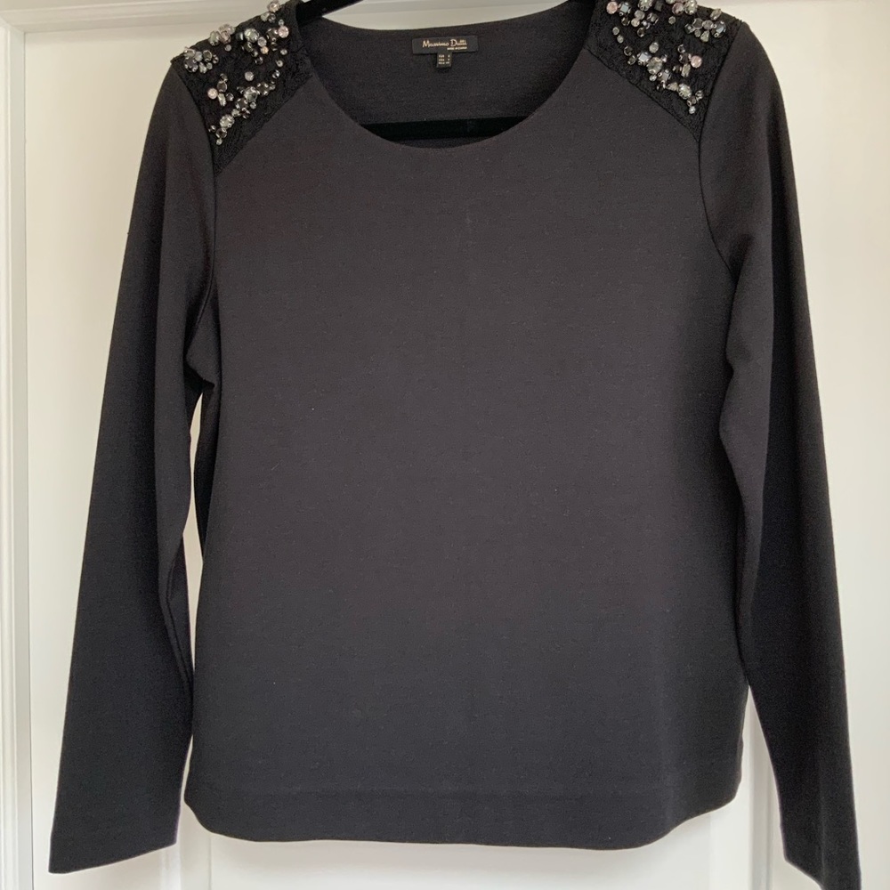Massimo Dutti embroidered pullover